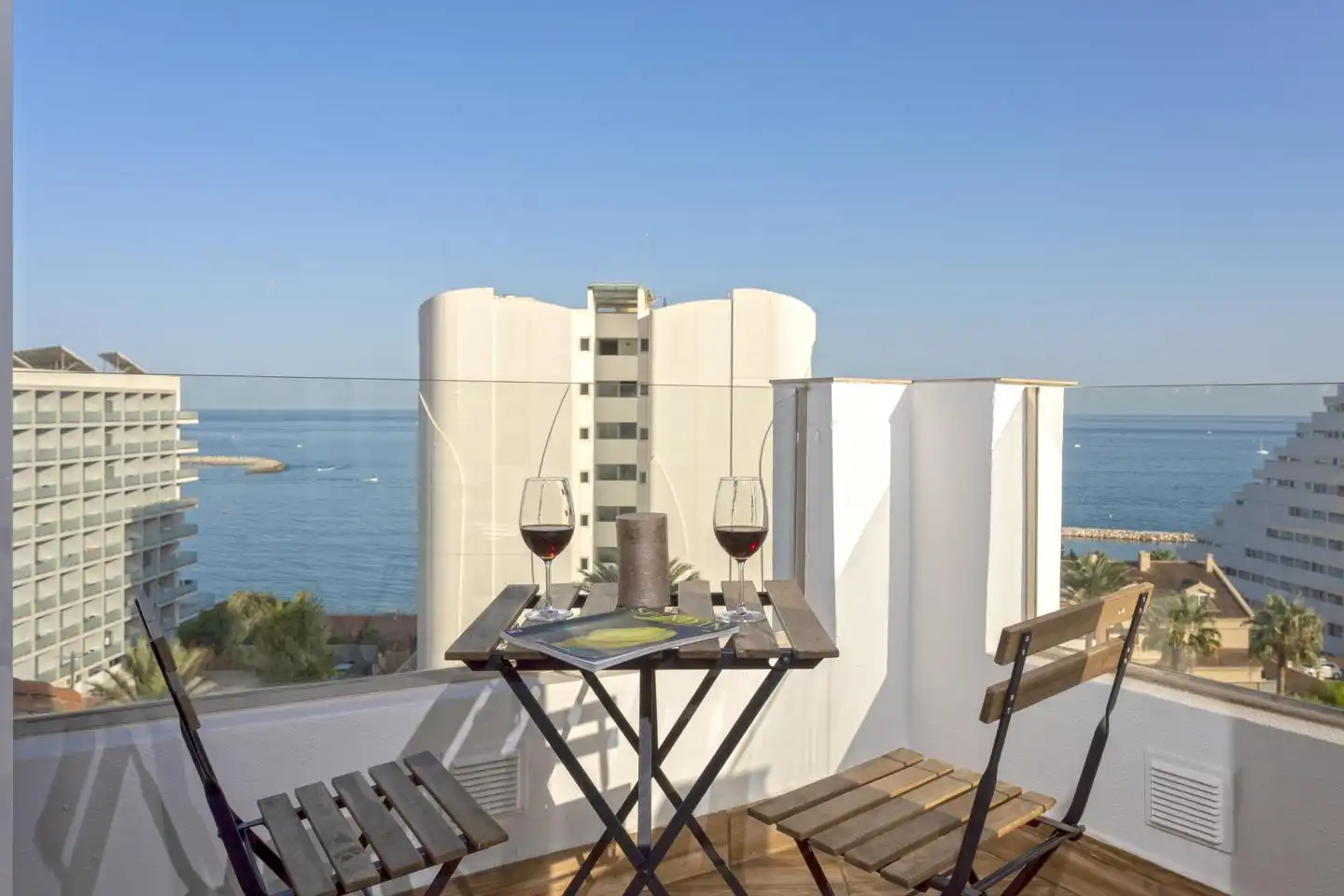 Balcony of Apartments for sale in Benalmádena  with Air Conditioner, Terrace and Furnished