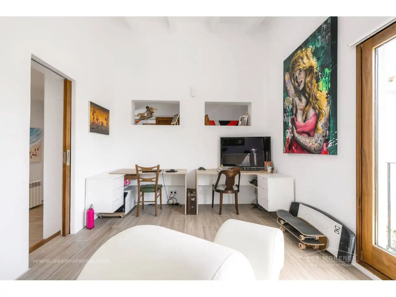 Sala de estar de Casa o chalet en venta en Es Castell con Calefacción, Jardín privado y Terraza
