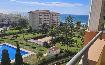 Vista exterior de Estudi en venda en Torrox amb Aire condicionat, Terrassa i Piscina