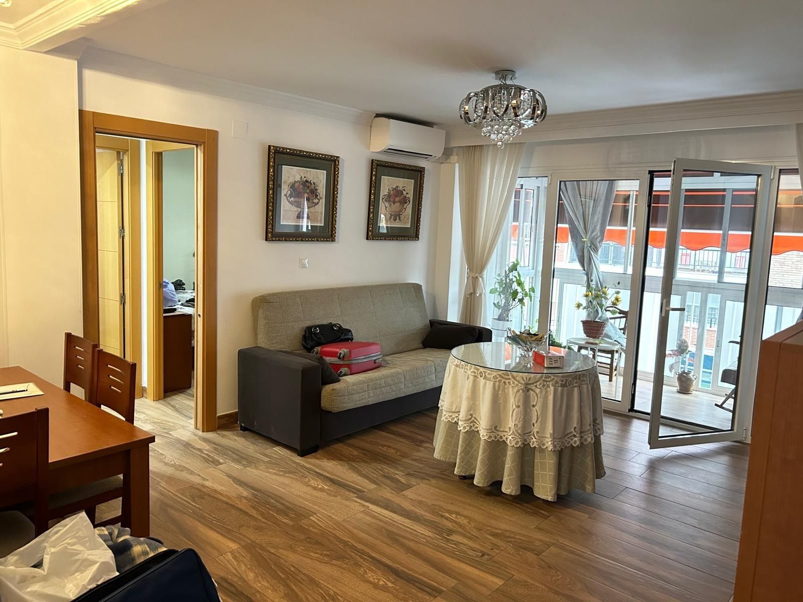 Sala d'estar de Pis de lloguer en Málaga Capital amb Terrassa