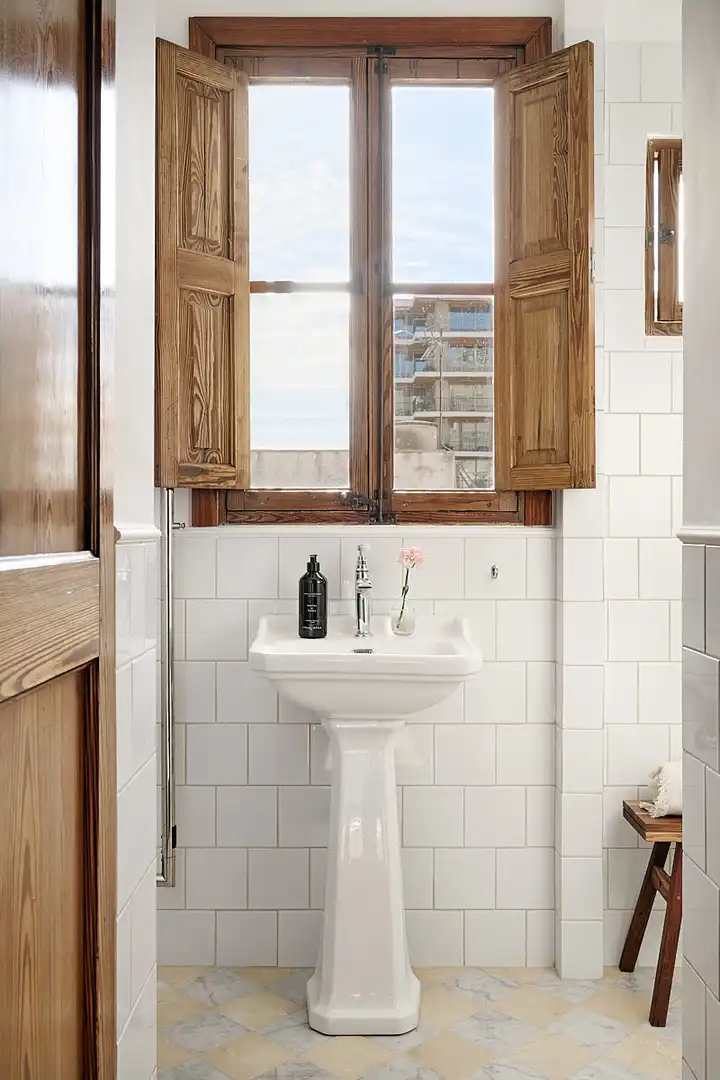 Bany de Apartament en venda en  Palma de Mallorca amb Aire condicionat, Calefacció i Terrassa
