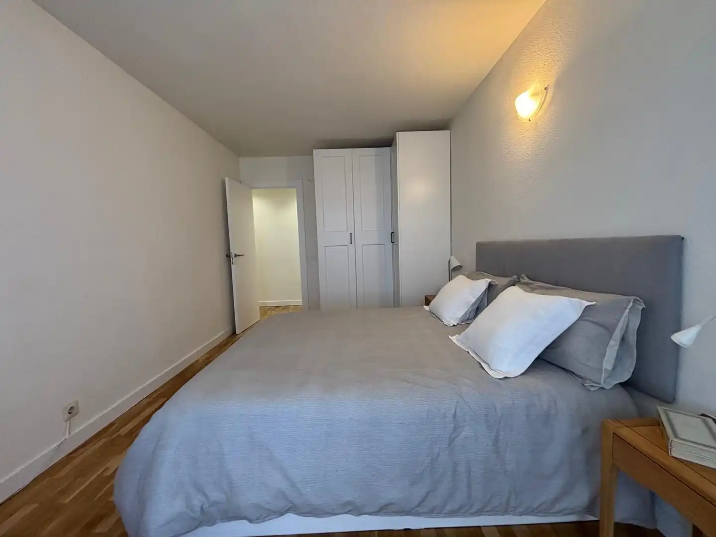 Bedroom of Flat for rent in  Pamplona / Iruña  with Heating, Parquet flooring and Terrace