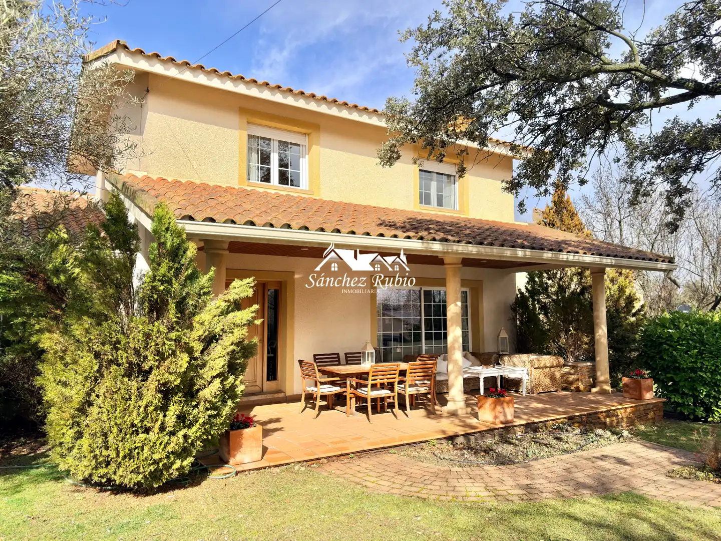 Jardí de Casa o xalet en venda en Galapagar amb Calefacció, Jardí privat i Terrassa