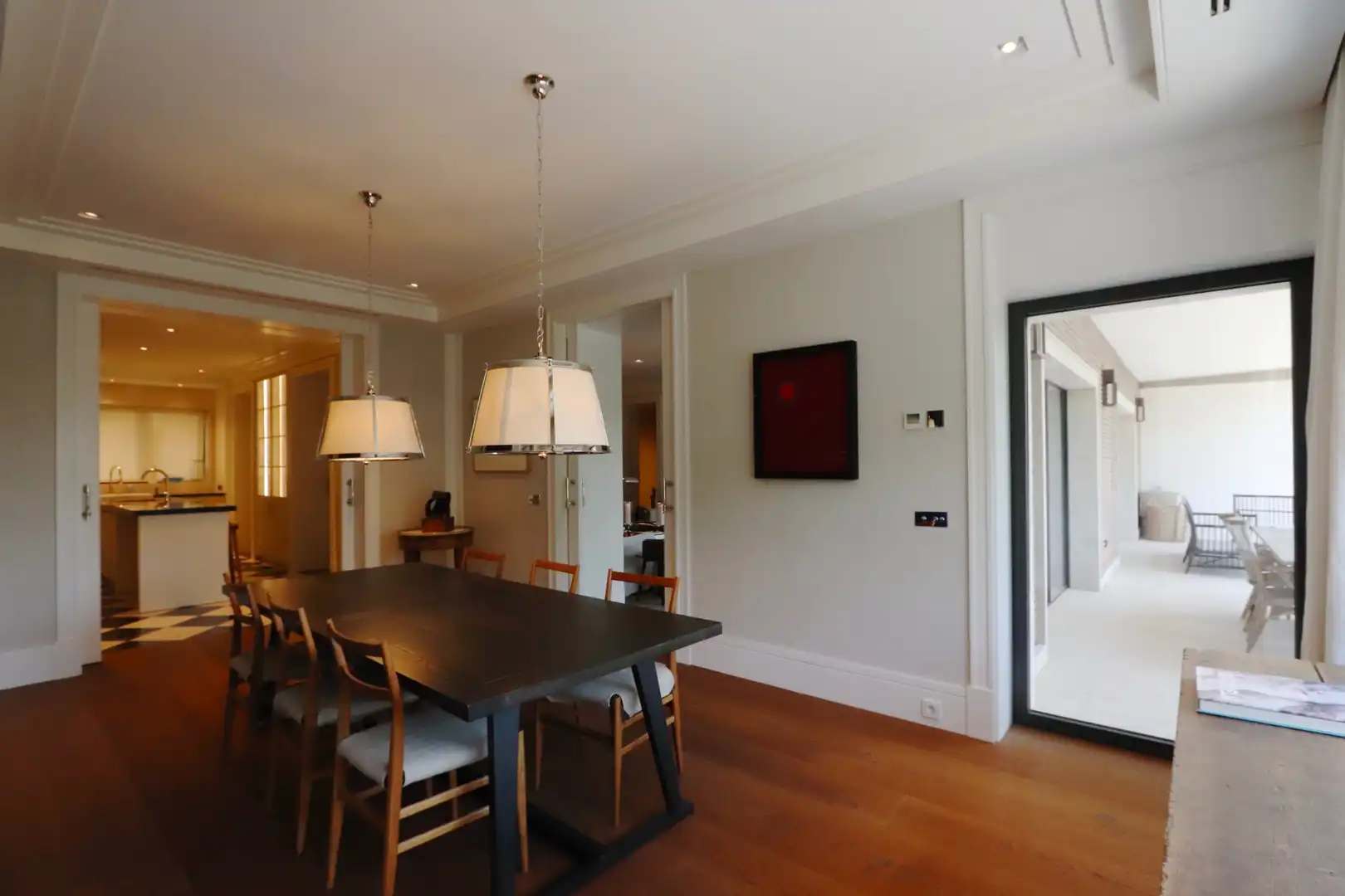 Dining room of Flat for sale in Madrid  with Air Conditioner, Heating and Parquet flooring