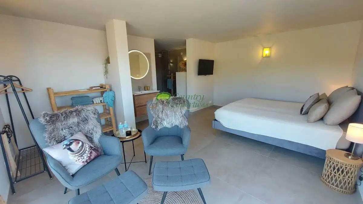 Habitación de Finca rústica en venta en Cómpeta con Aire acondicionado, Terraza y Trastero