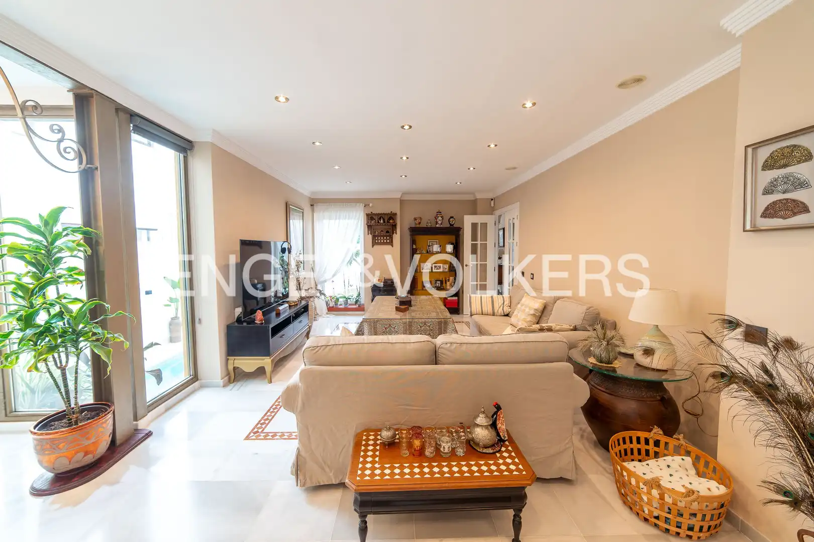 Living room of Country homes for sale in San Fernando  with Heating, Private garden and Swimming Pool