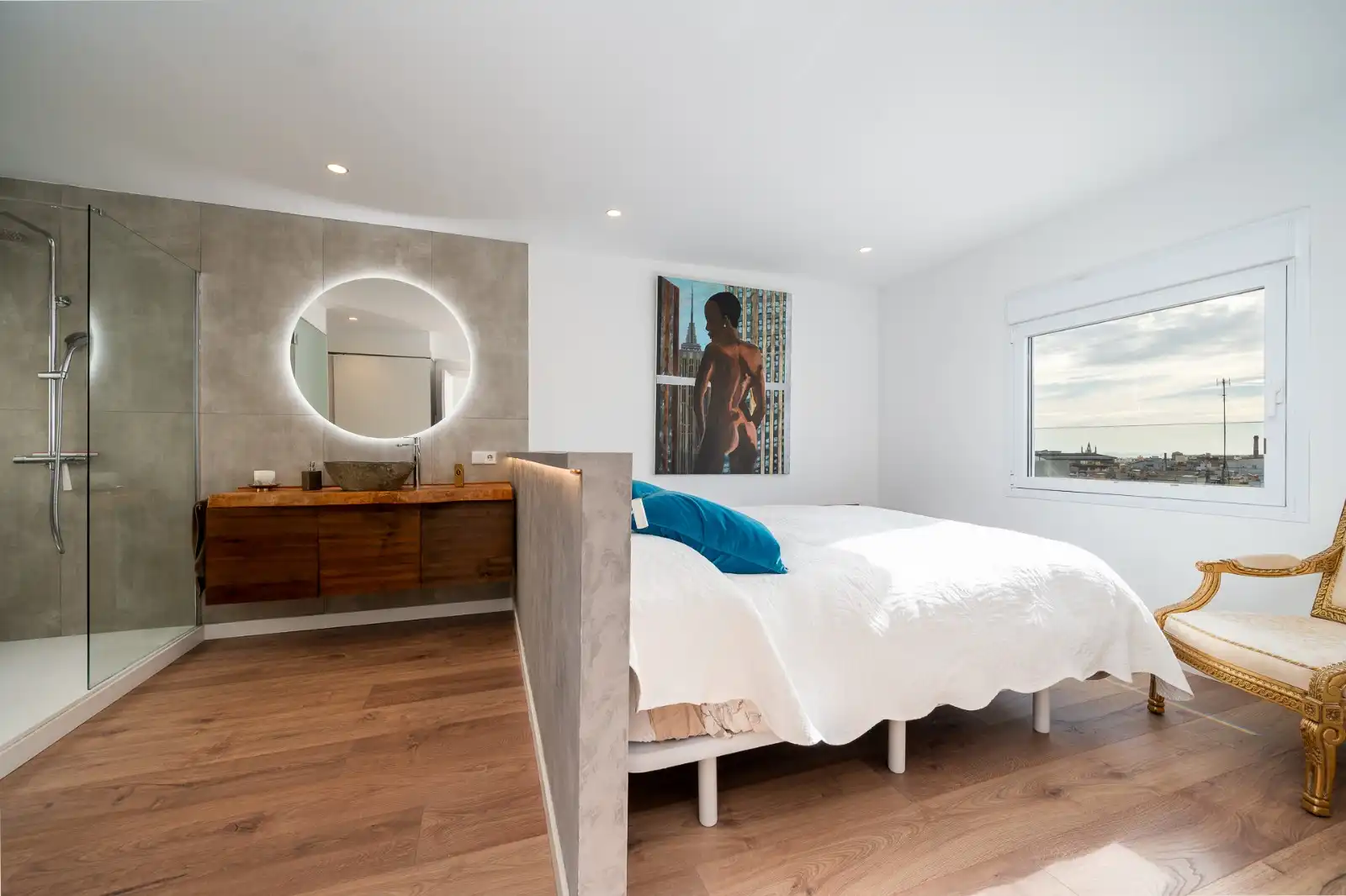 Bedroom of Apartments for sale in  Palma de Mallorca  with Air Conditioner and Balcony