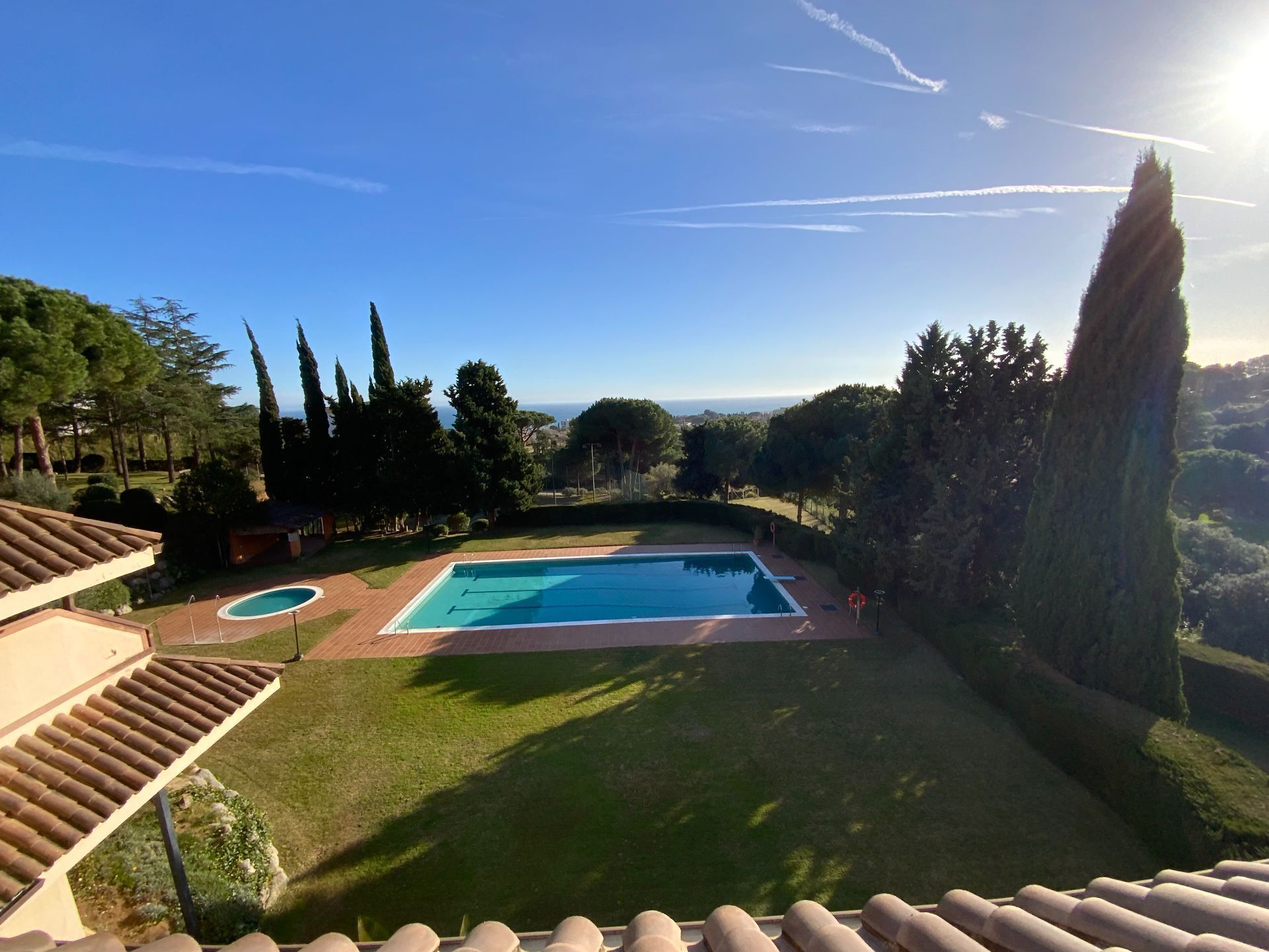 Swimming pool of Flat for sale in Sant Vicenç de Montalt  with Air Conditioner, Heating and Storage room