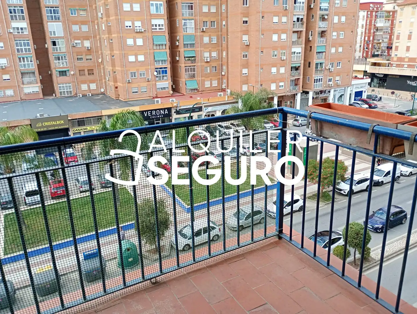 Vista exterior de Pis de lloguer en Málaga amb Aire condicionat, Terrassa i Moblat