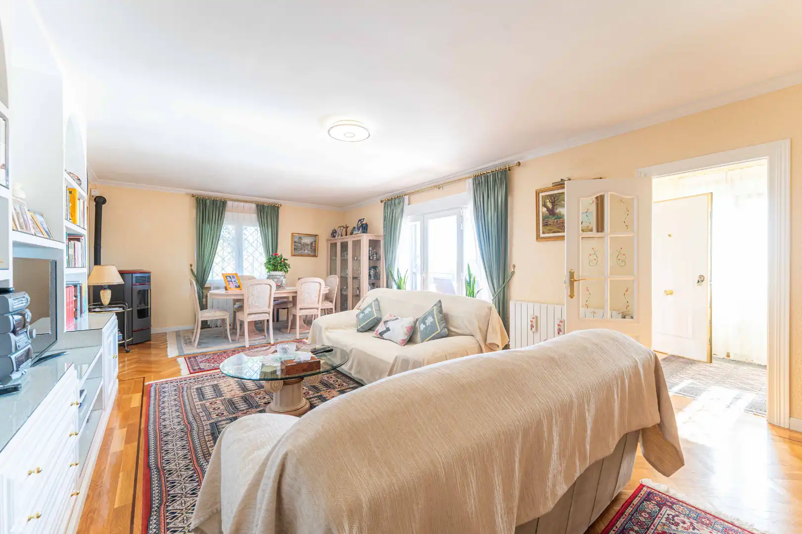 Living room of Houses for sale in Guadarrama  with Air Conditioner, Heating and Private garden
