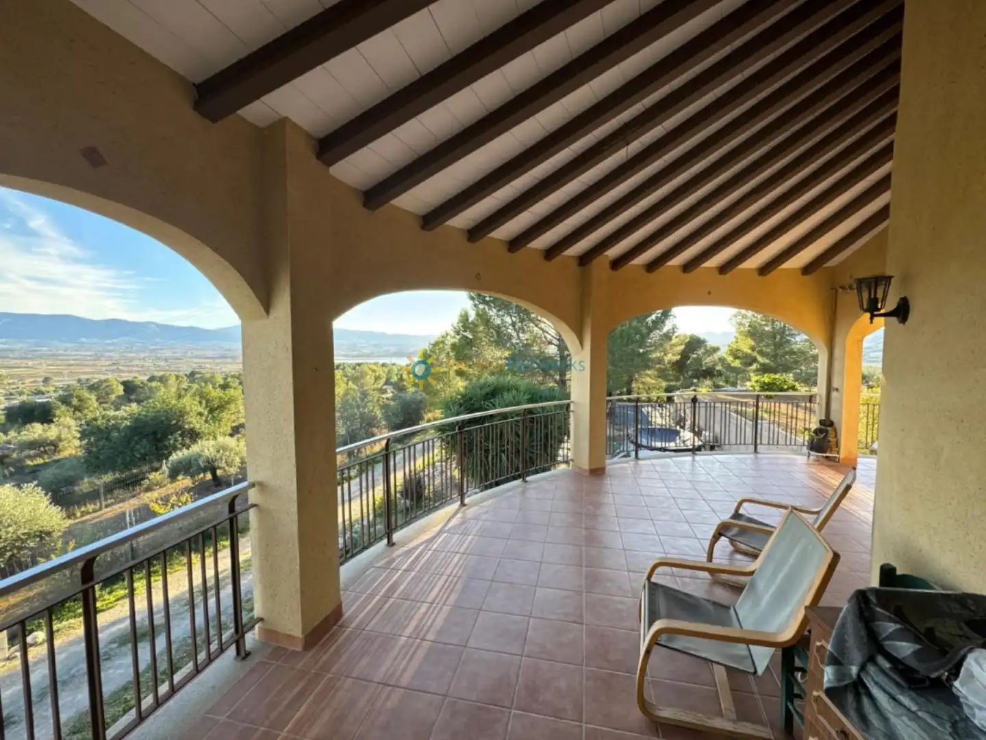 Terraza de Casa o chalet en venta en Benigànim con Aire acondicionado, Jardín privado y Terraza