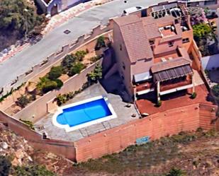 Exterior view of House or chalet for sale in Málaga Capital  with Air Conditioner, Terrace and Swimming Pool