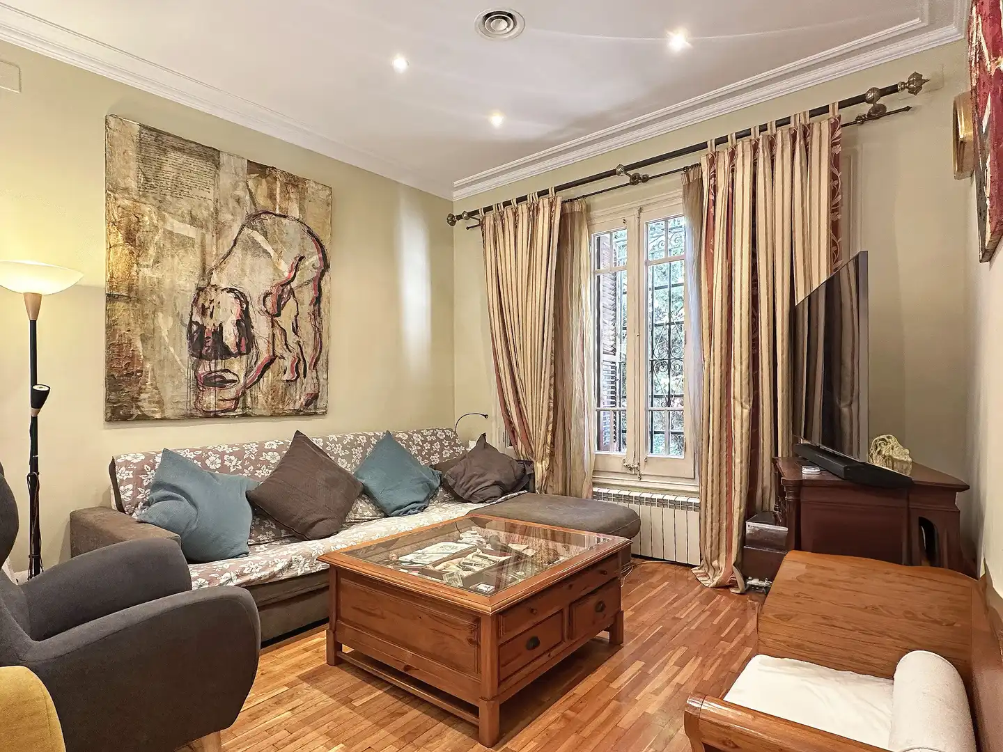 Sala de estar de Casa o chalet en venta en Barcelona con Terraza