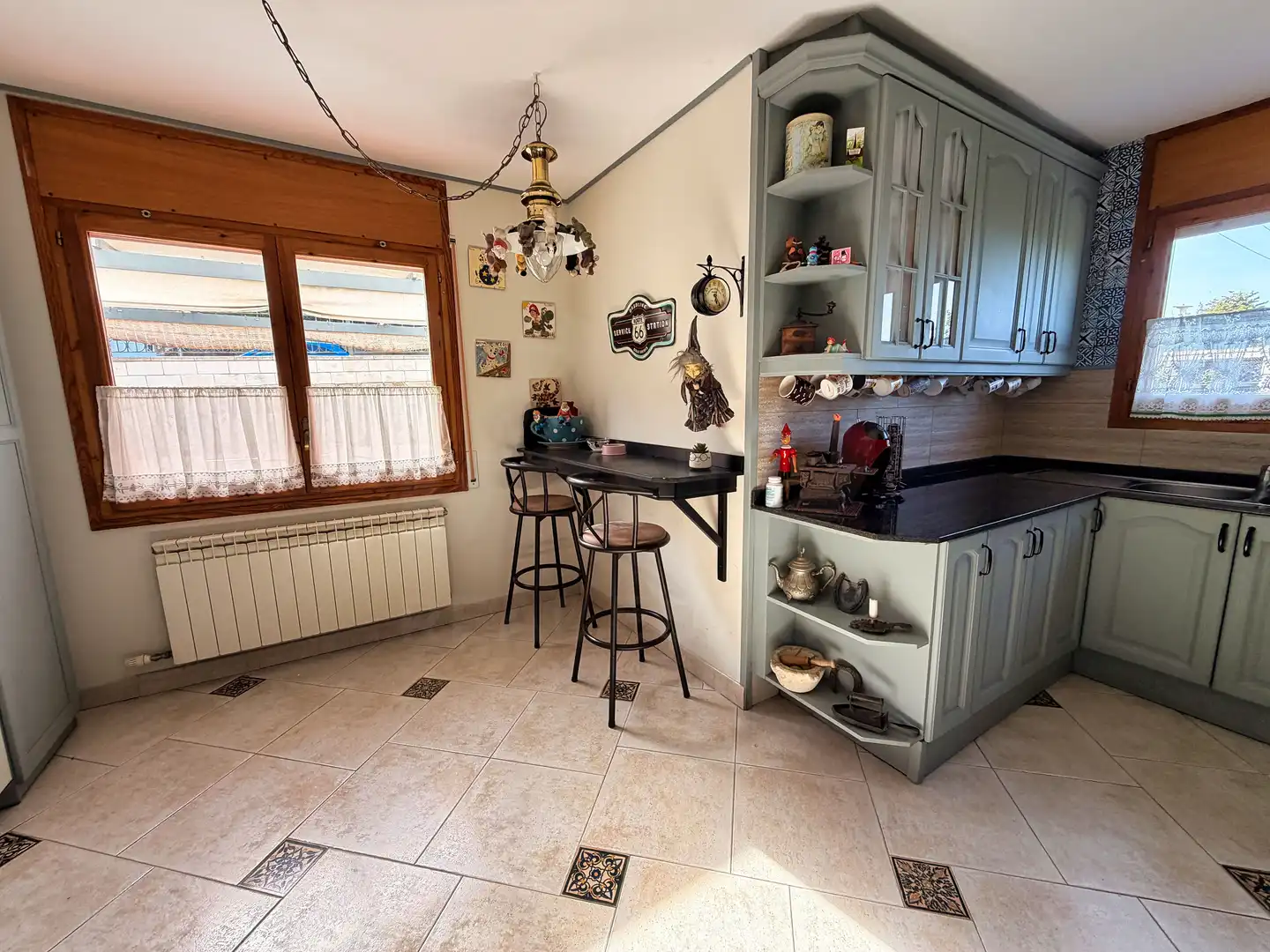Cocina de Casa o chalet en venta en Vallirana con Calefacción y Terraza