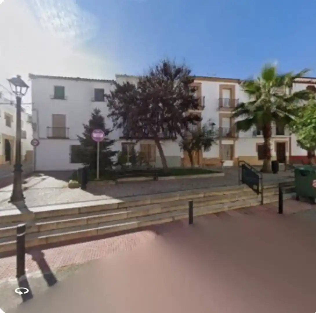 Vista exterior de Casa adosada en venda en Escañuela amb Jardí privat i Balcó