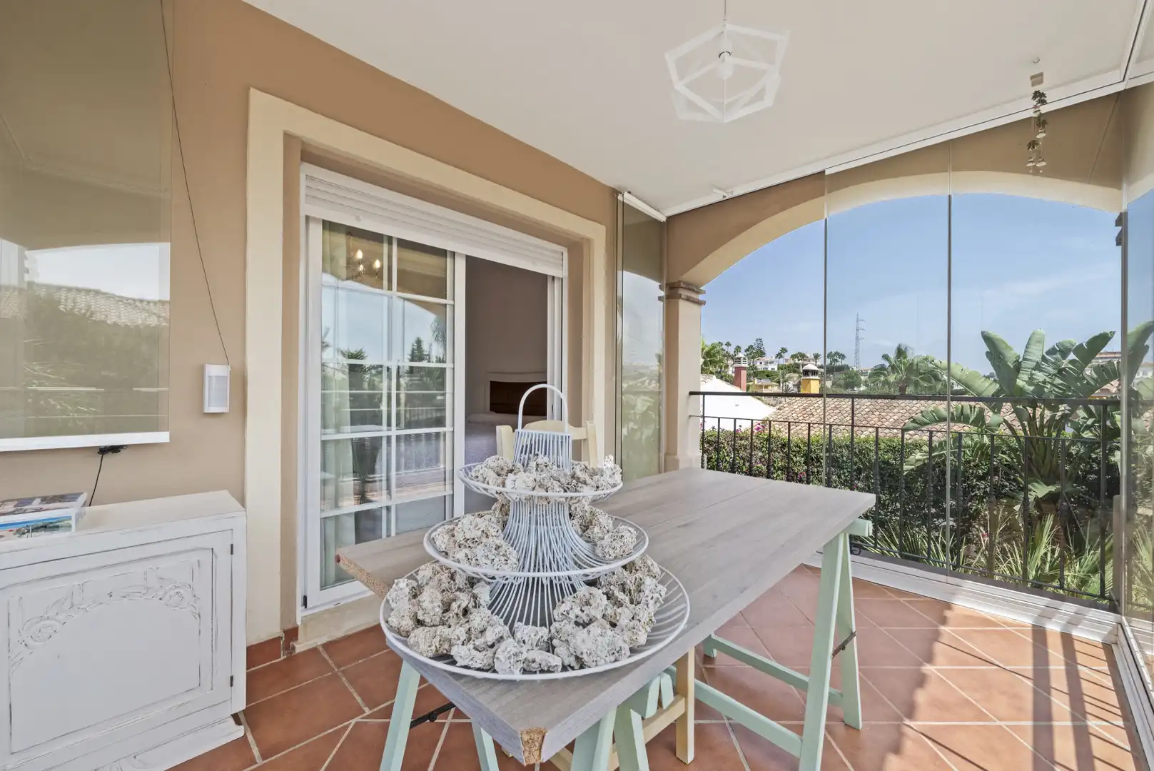 Terrasse von Haus oder Chalet zum Verkauf in Mijas mit Klimaanlage, Privatgarten und Terrasse