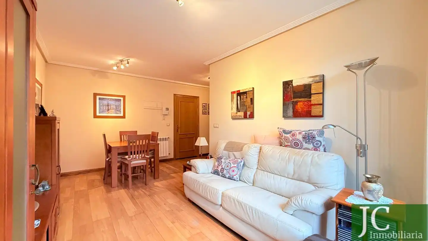 Sala de estar de Piso en venta en Limpias con Calefacción, Terraza y Amueblado
