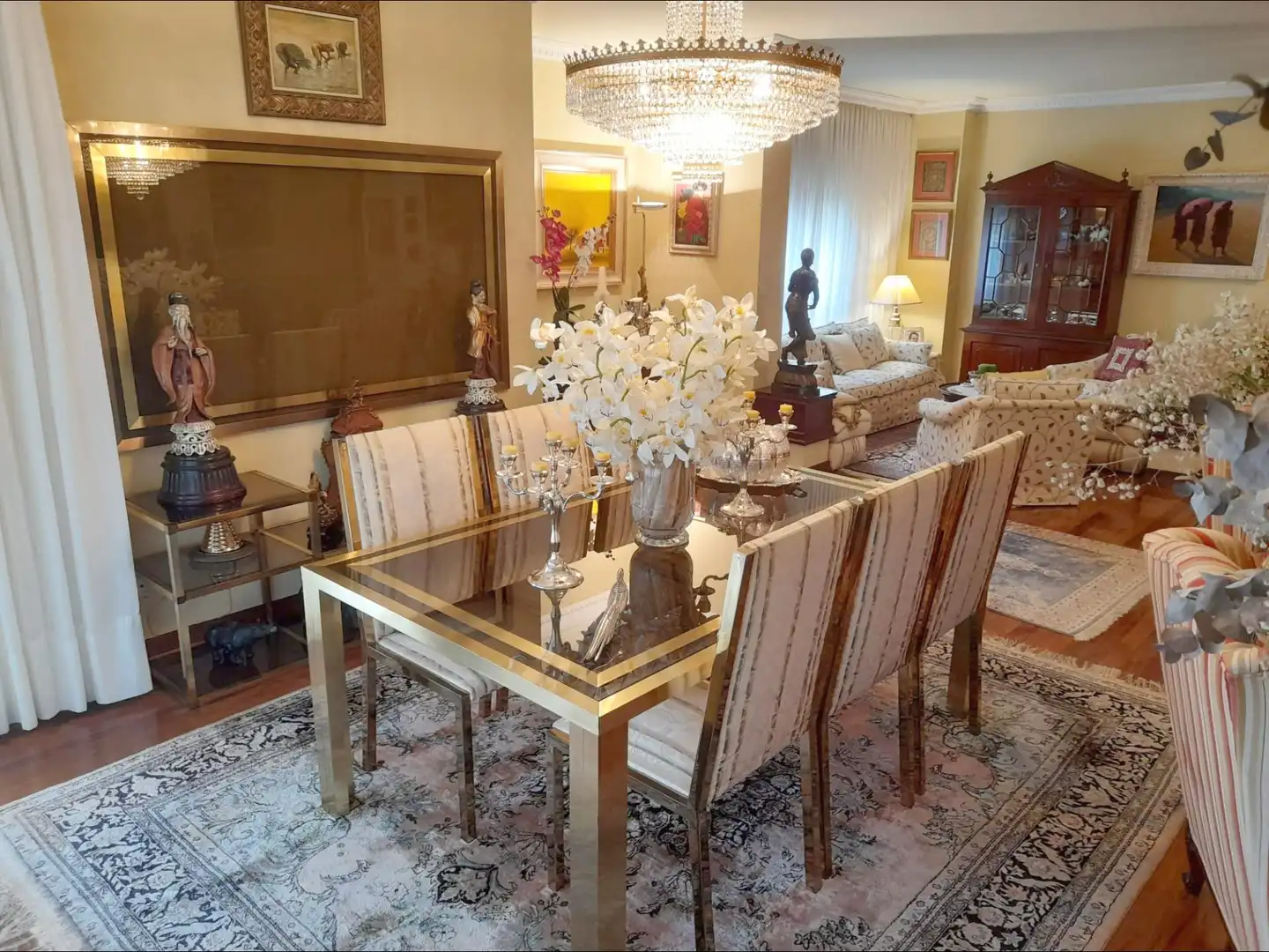 Comedor de Piso en venta en Getxo  con Calefacción, Jardín privado y Trastero