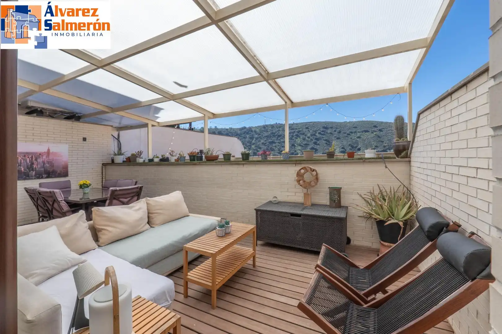 Terrasse von Einfamilien-Reihenhaus zum Verkauf in Granada mit Klimaanlage und Terrasse