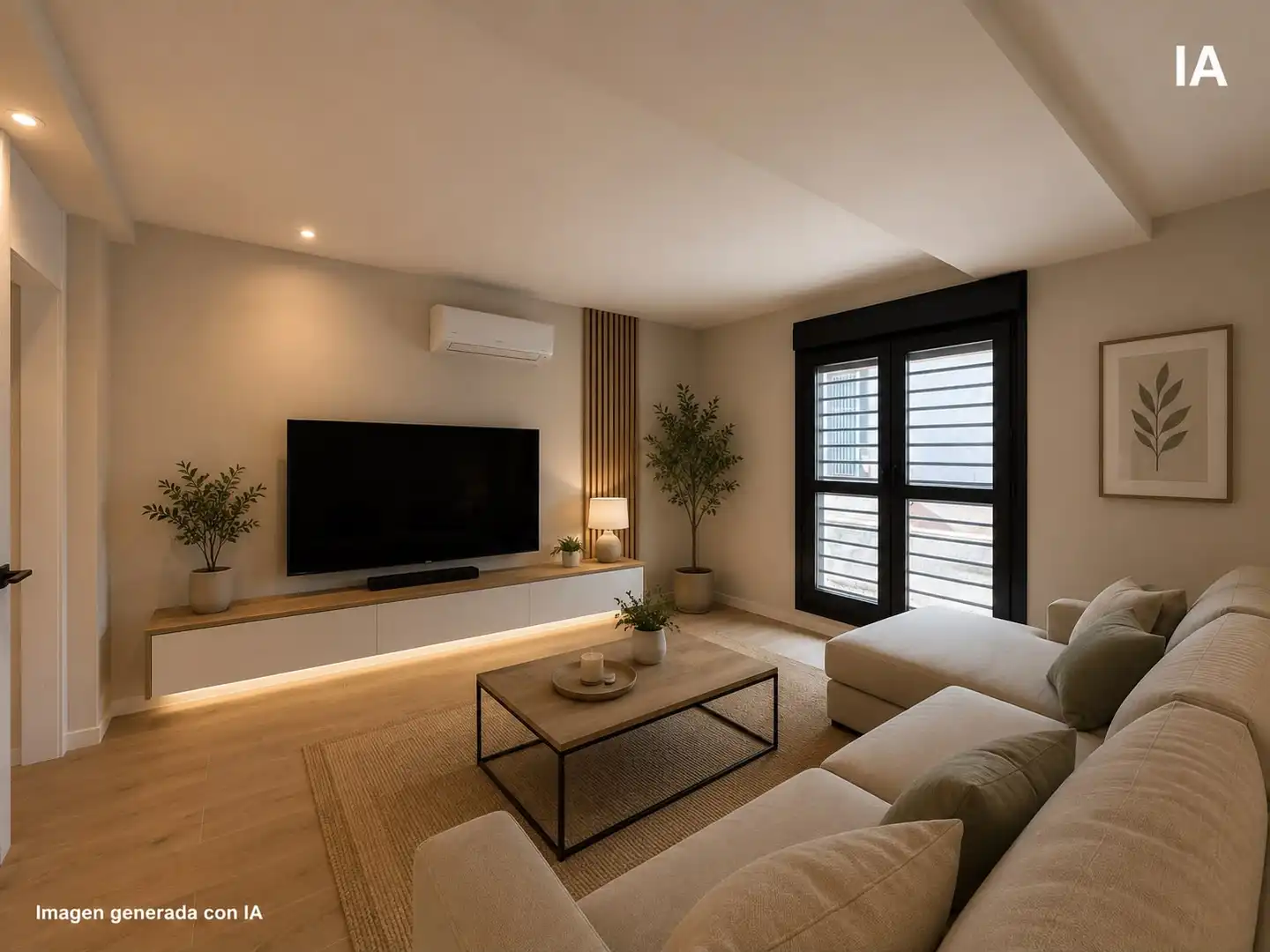 Living room of Study for rent in Brunete  with Air Conditioner, Heating and Storage room