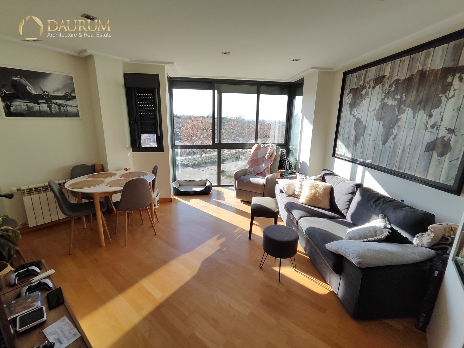 Living room of Flat for sale in  Madrid Capital  with Air Conditioner, Heating and Terrace