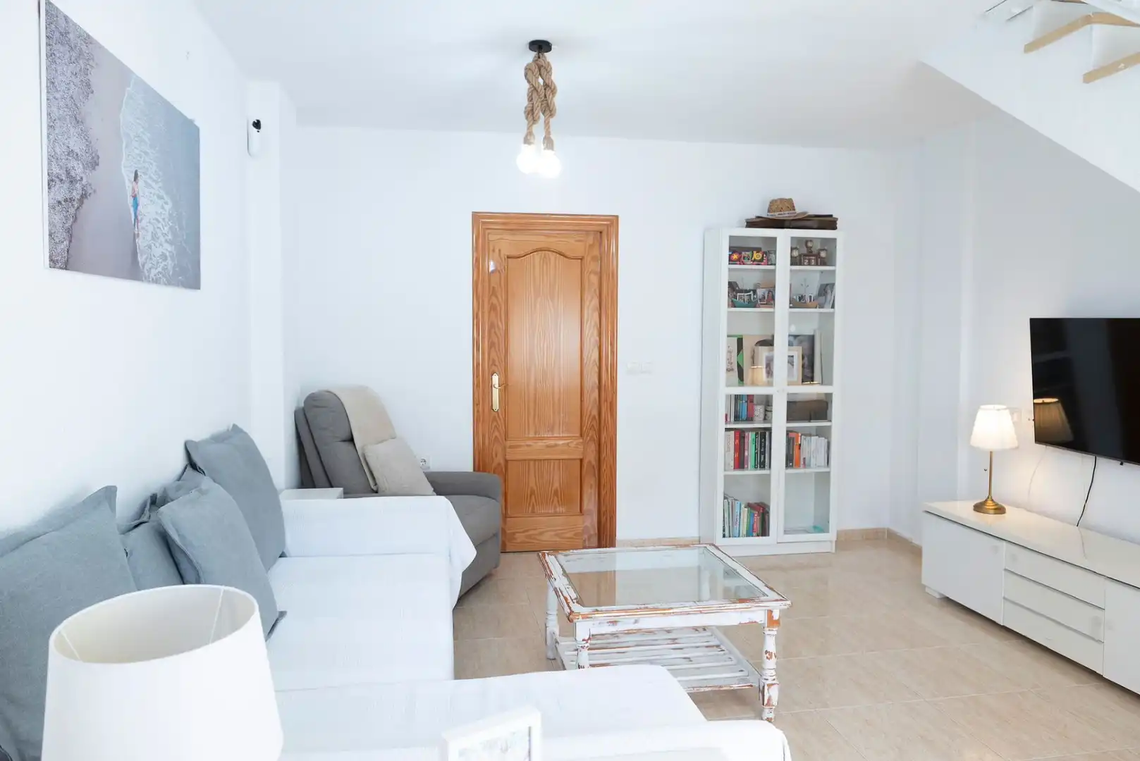 Sala de estar de Dúplex en venta en San Javier con Jardín privado, Terraza y Piscina
