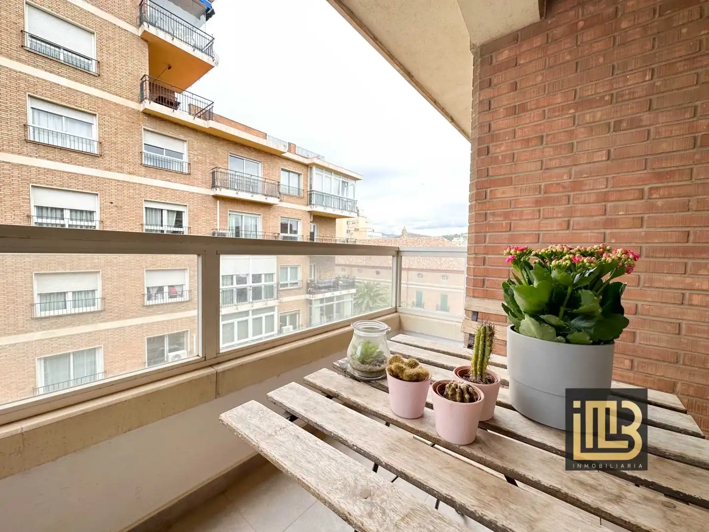 Balcony of Flat for sale in Málaga  with Air Conditioner, Heating and Terrace