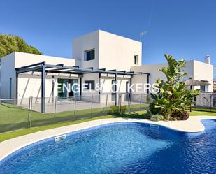 Exterior view of House or chalet for sale in El Portil  with Air Conditioner, Terrace and Swimming Pool