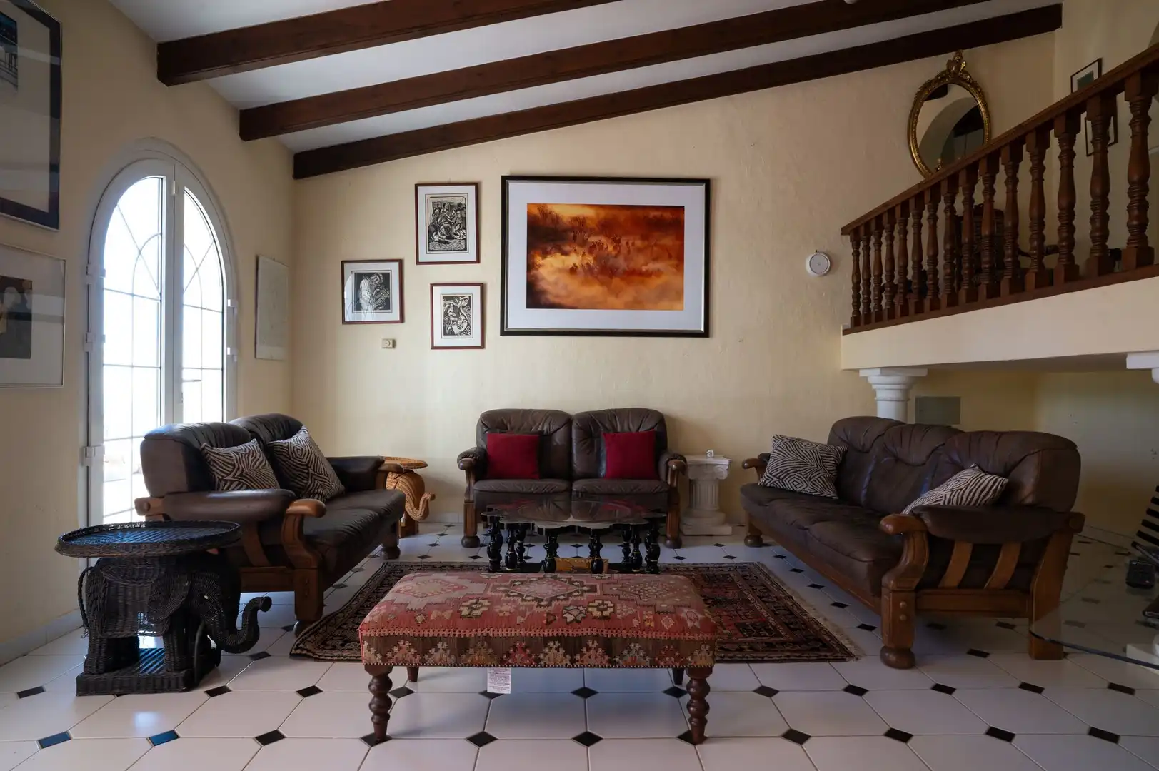 Sala d'estar de Casa o xalet en venda en Mijas amb Terrassa