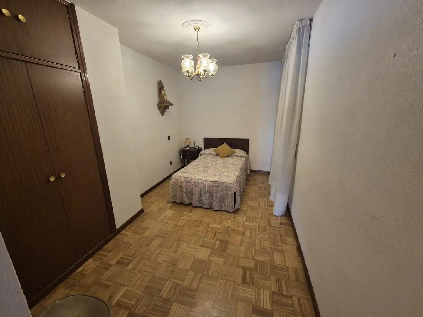 Schlafzimmer von Wohnung zum Verkauf in Palencia mit Heizung, Parkett und Terrasse