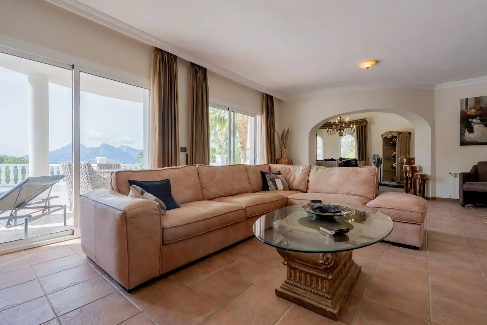 Living room of Houses for sale in Altea  with Air Conditioner, Heating and Terrace