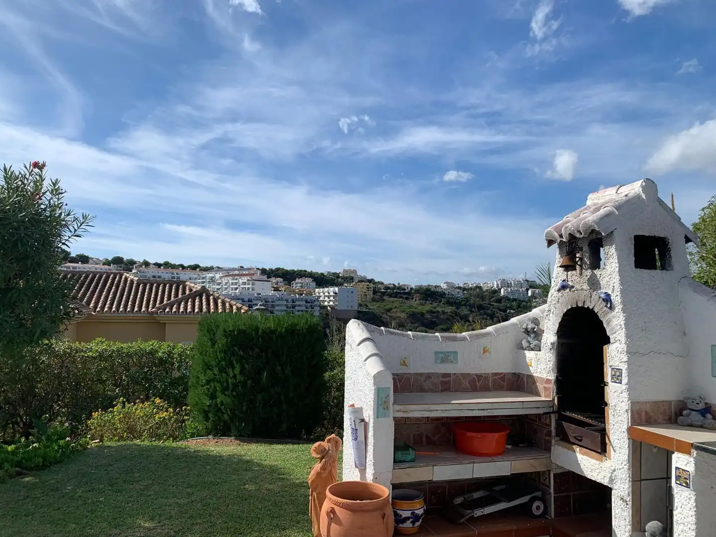 Jardín de Casa o chalet en venta en Mijas con Aire acondicionado, Jardín privado y Trastero