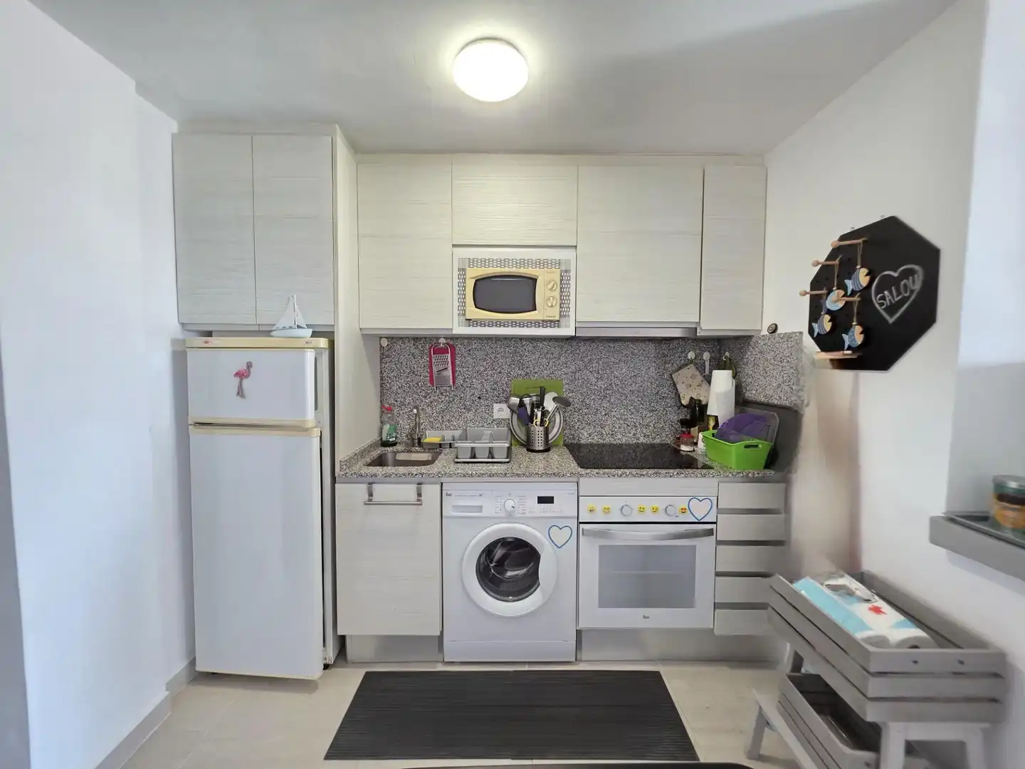 Cocina de Apartamento en venta en Salou con Aire acondicionado, Terraza y Amueblado