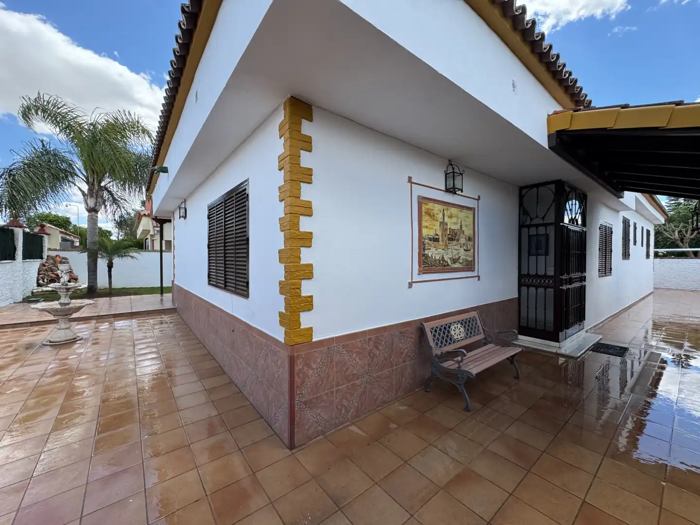 Terraza de Casa o chalet de alquiler en Espartinas con Aire acondicionado, Calefacción y Jardín privado