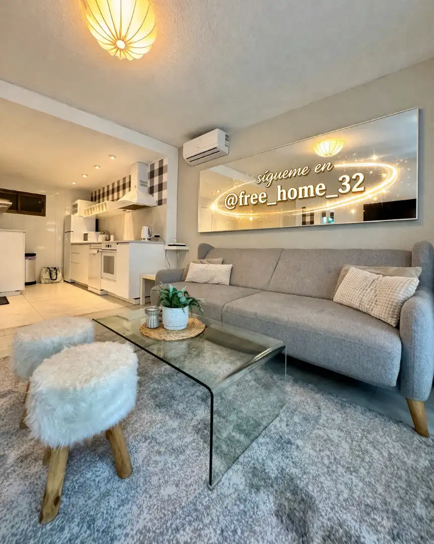 Living room of Flat for sale in Benidorm  with Air Conditioner, Terrace and Furnished