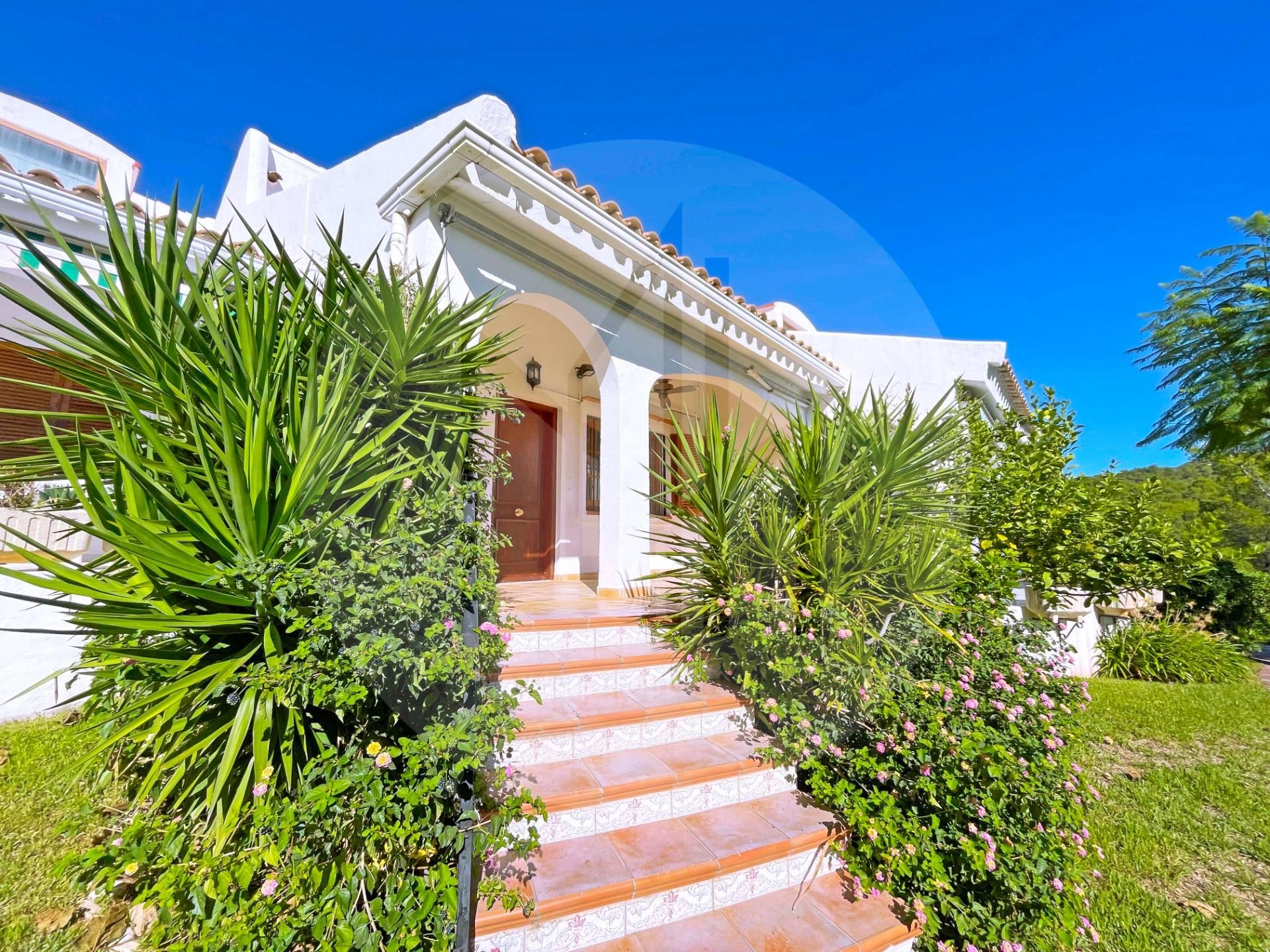 Exterior view of House or chalet for sale in Alcalà de Xivert  with Air Conditioner and Private garden