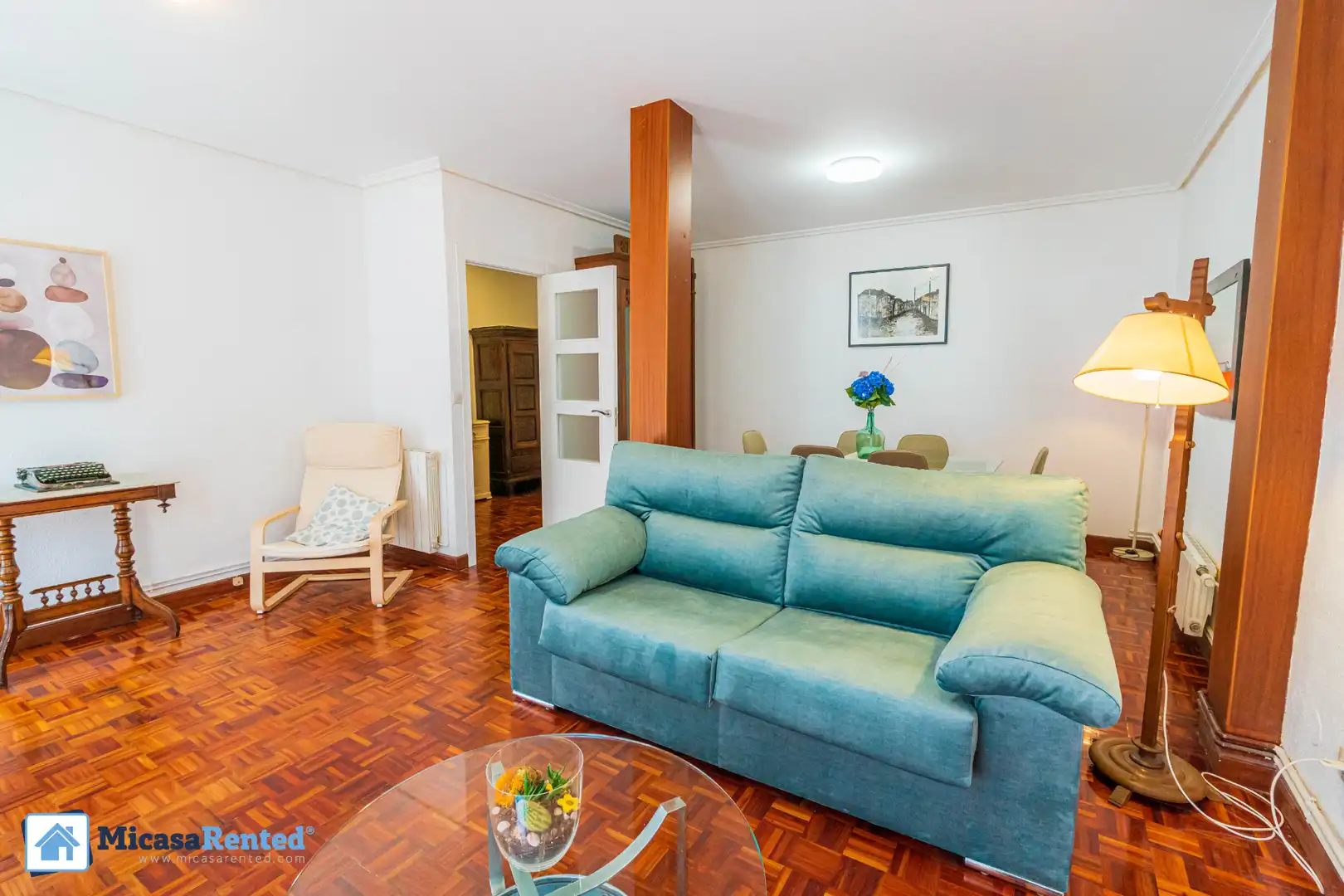 Sala de estar de Piso en venta en Santander con Calefacción, Parquet y Terraza