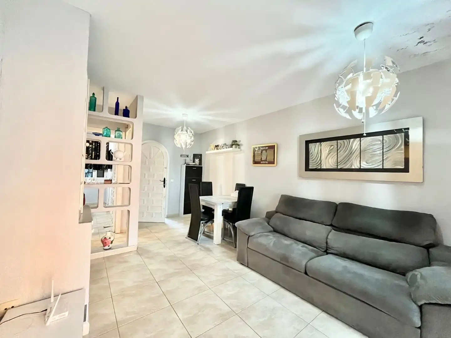 Living room of Flat for rent in Torrevieja  with Air Conditioner, Heating and Terrace