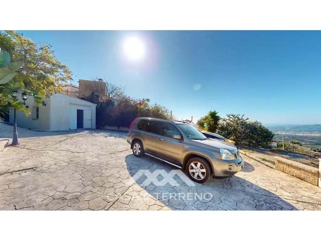 Vista exterior de Casa o chalet en venta en Algarrobo con Aire acondicionado, Jardín privado y Terraza