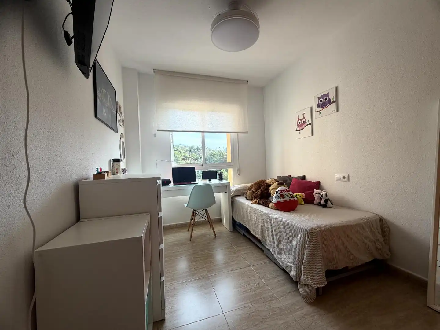 Dormitori de Apartament de lloguer en Cartagena amb Aire condicionat i Balcó