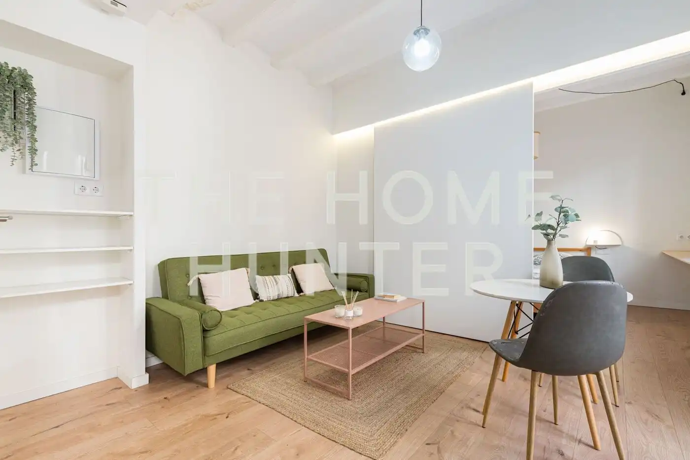 Sala d'estar de Pis en venda en Barcelona amb Aire condicionat, Calefacció i Moblat
