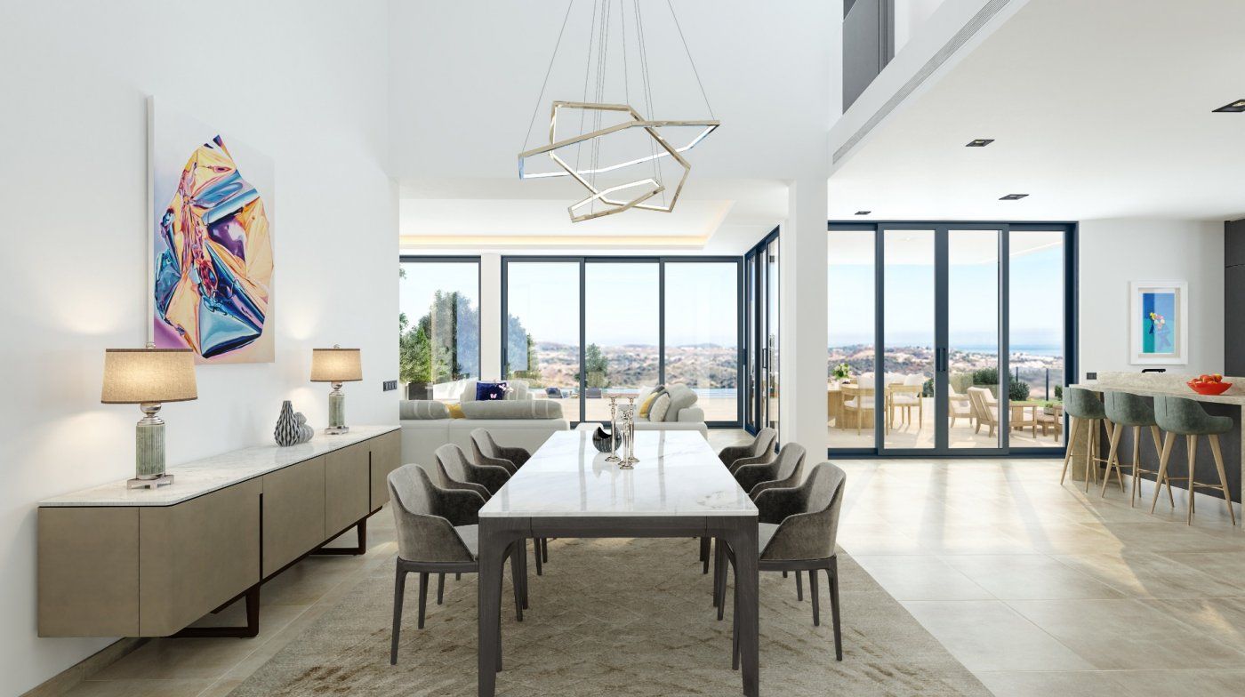 Dining room of House or chalet for sale in Mijas  with Air Conditioner, Heating and Private garden