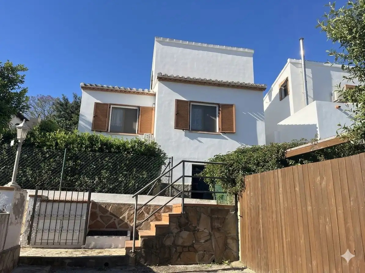 Exterior view of Detached homes for sale in Dénia  with Air Conditioner, Heating and Private garden