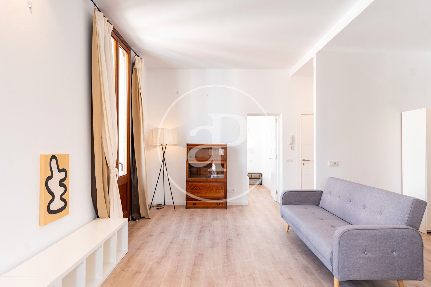 Sala de estar de Piso de alquiler en  Palma de Mallorca con Aire acondicionado, Calefacción y Amueblado