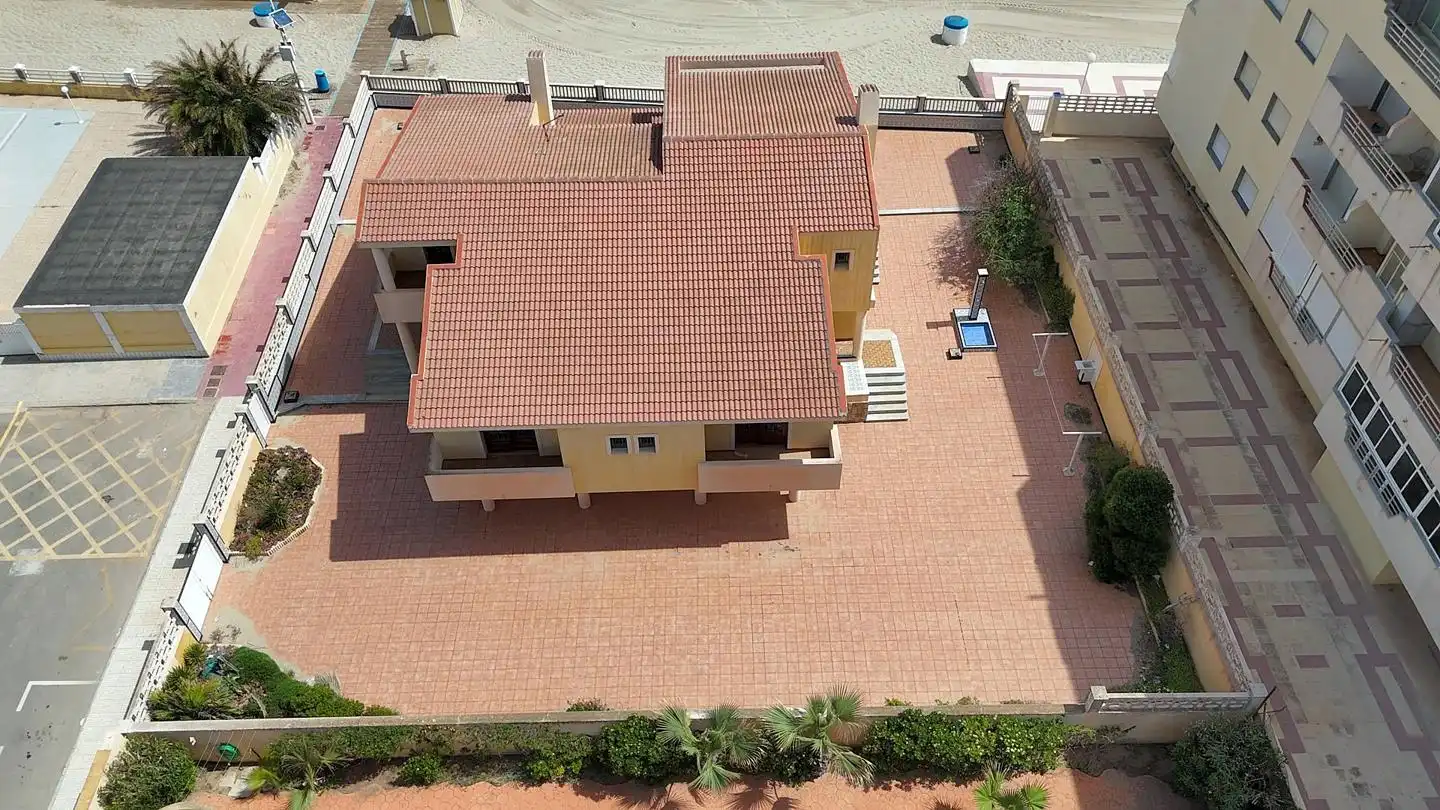 Exterior view of Houses for sale in La Manga del Mar Menor  with Private garden, Terrace and Furnished