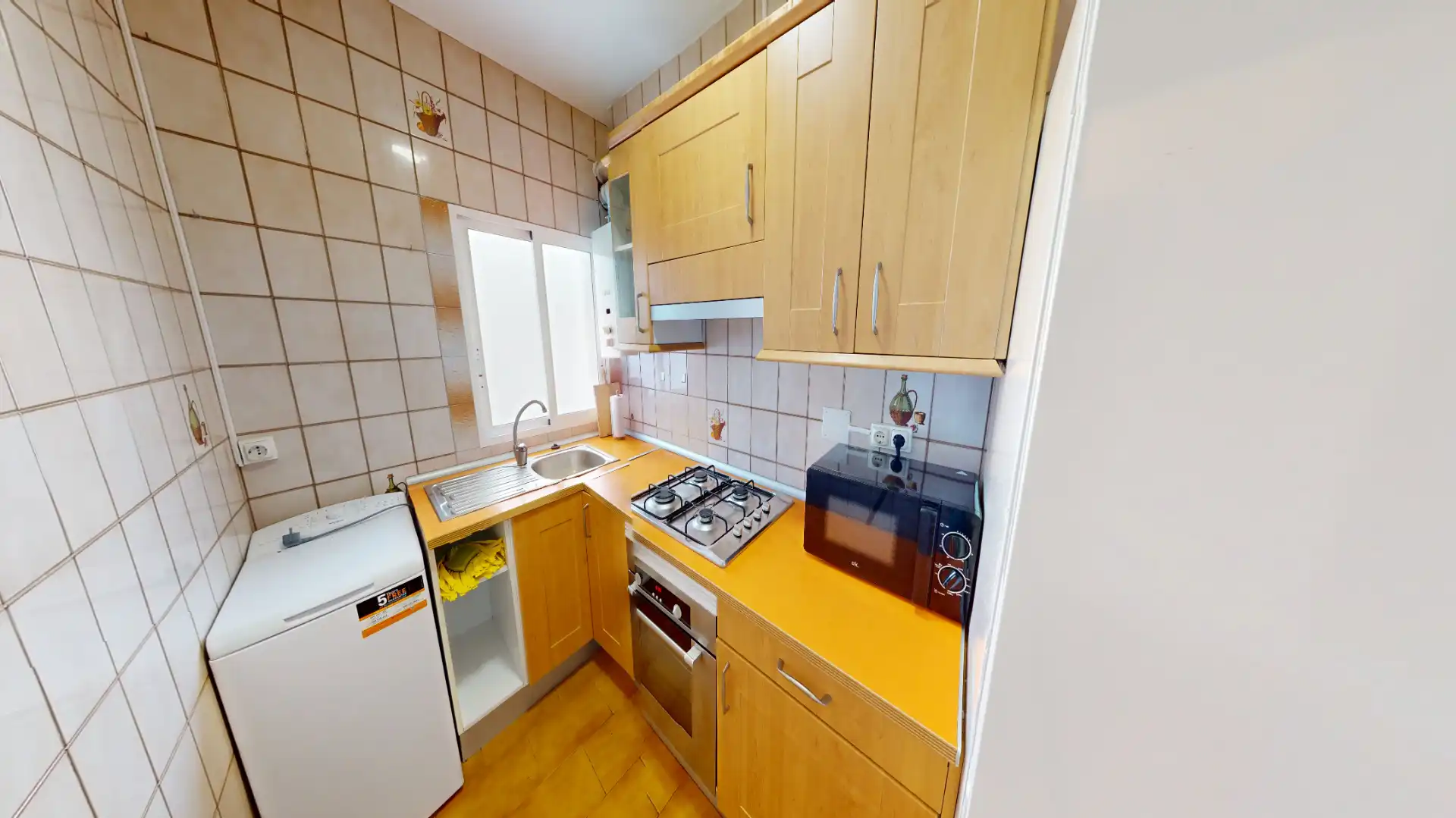 Kitchen of Flat for sale in Alicante / Alacant  with Air Conditioner and Furnished
