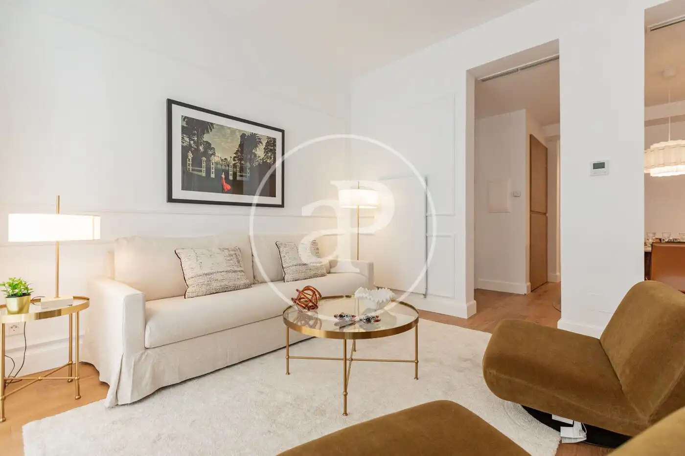 Sala d'estar de Pis en venda en Barrio de Salamanca