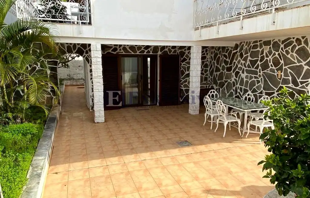 Terrasse von Erdgeschoss zur Miete in Puerto de la Cruz mit Privatgarten, Terrasse und Möbliert