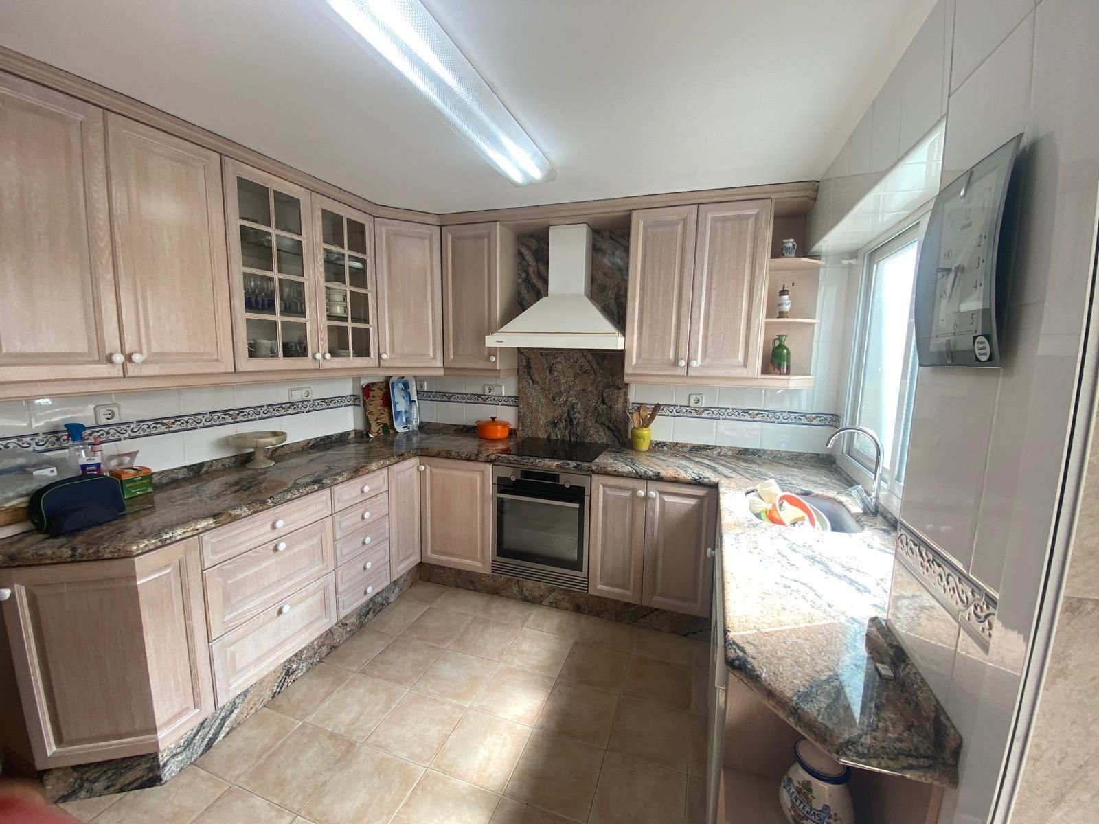 Kitchen of Flat to rent in  Valencia Capital  with Balcony