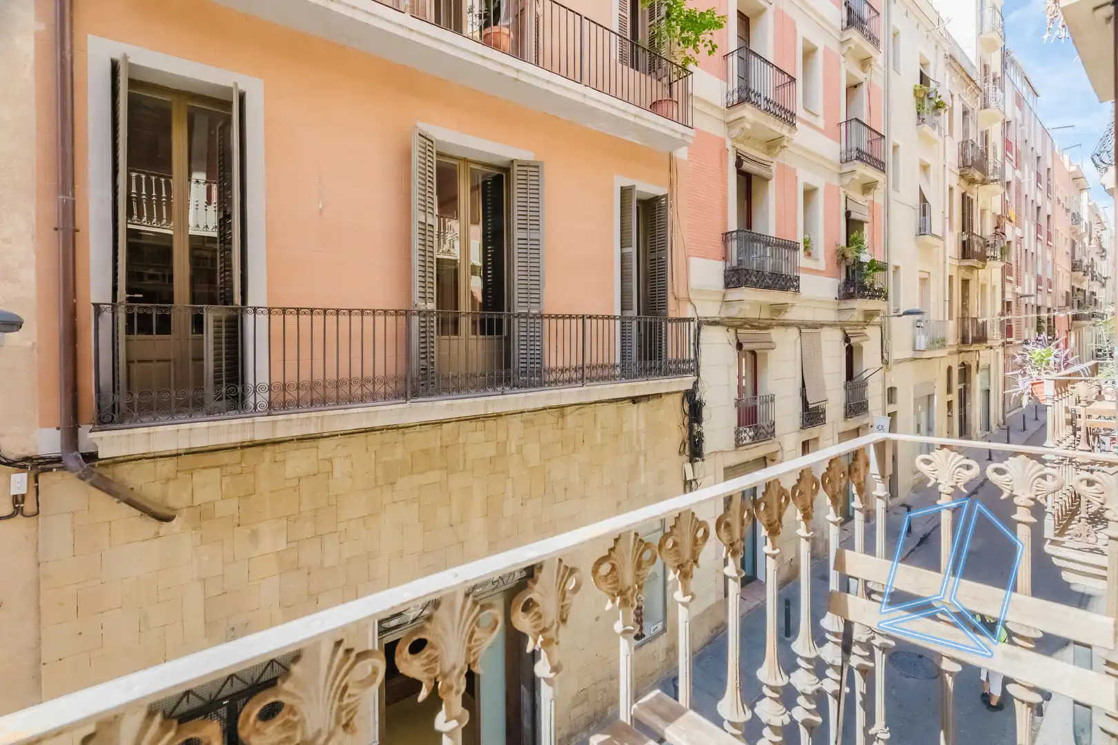 Balcony of Flat for sale in Gràcia